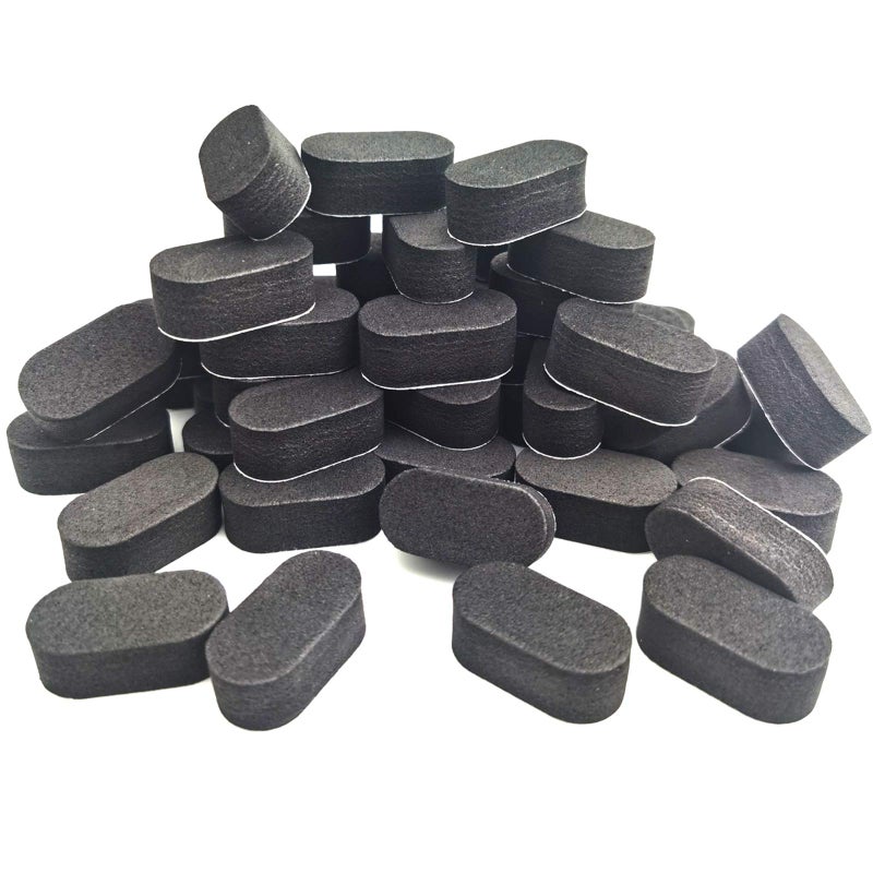 EUDAX 72 PCS FPV Black Sponge Mat Landing Skid Pad Gear Anti-Vibration Shockproof Foam Sticky Tape for rc multirotor Quadcopter Racing Copter Drone mini-Quad - Image 1